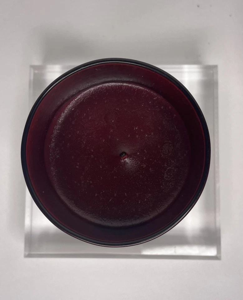 Vela navideña Ralph Lauren grosella roja enebro verde perenne 6,0 oz cresta de lámina*Leer* Foto 3 de 4