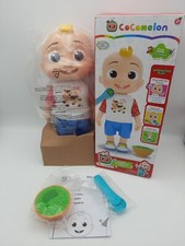 Cocomelon DELUXE INTERACTIVE JJ DOLL Feed Dress Sing With Me Sings 3 Songs NEW