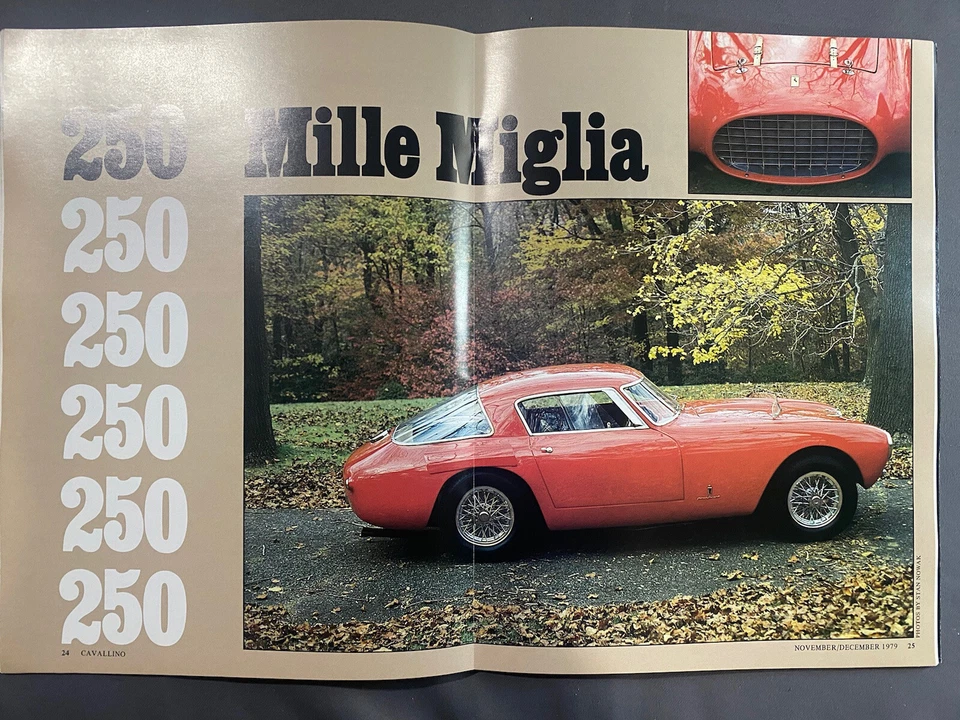 CAVALLINO Ferrari Enthusiasts Magazine #8 Nov/Dec 1979 Rare Vintage - Image 2 of 3