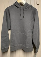 J America Heavyweight Pullover Hoodie Sweatshirt Large