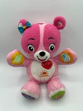 *Read VTech Cora The Smart Cub Plush Bear Interactive Teach & Develop Pink Works