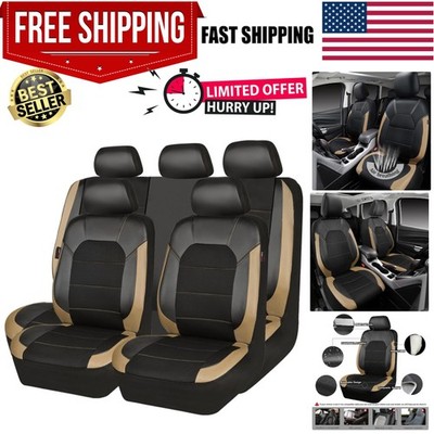 Leather seat Covers,Automotive Universal Sport car seat Cover Super 5mm Compo...