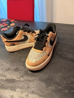 Nike Air Force 1 Low Custom The North Face - Tweed & Suede