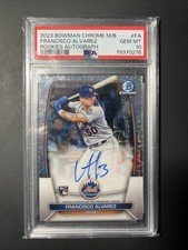 Mega Box Cromato Francisco Alvarez Bowman 2023 Rif. Auto RC #/99 PSA 10