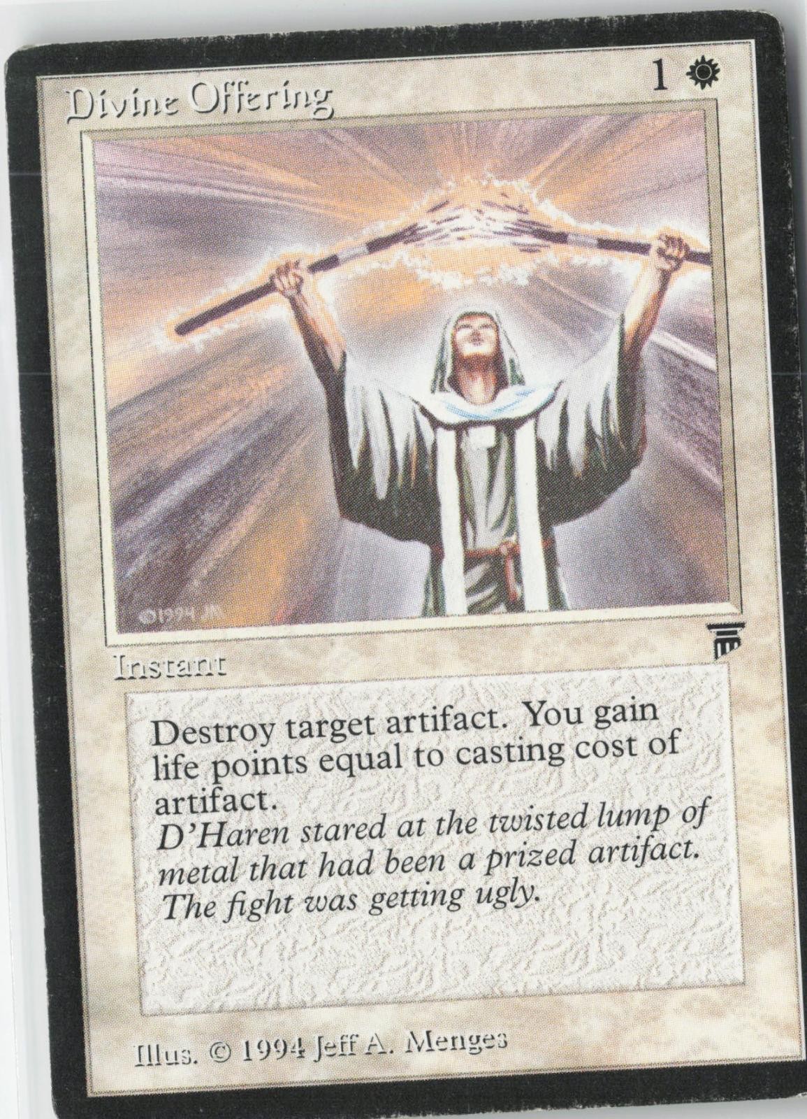 Divine Offering Common Legends Magic: The Gathering Near Mint