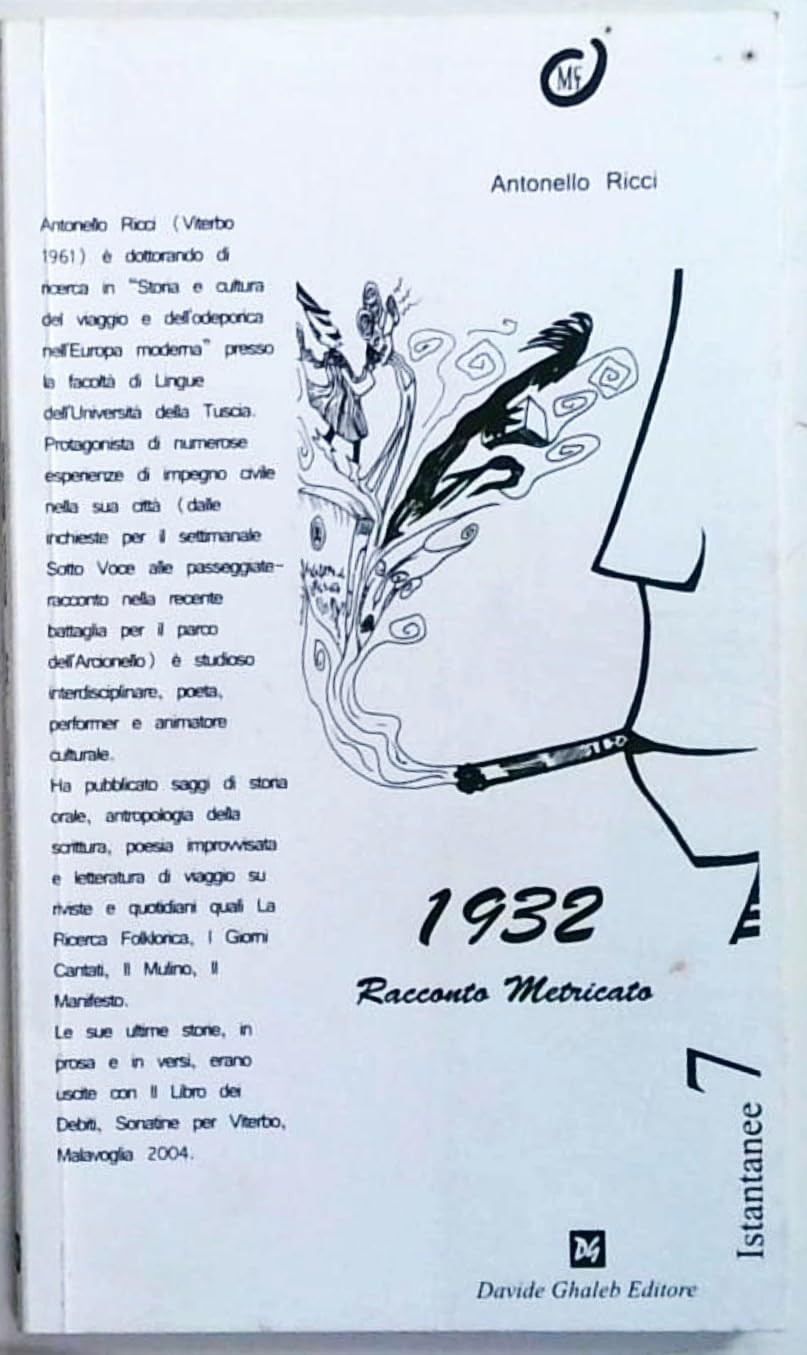 Антонелло Риччи, Л. Риччи, 1932. Метрическая книга Ракконто (в мягкой обложке) (ИМПОРТ ИЗ Великобритании)