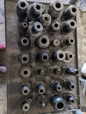 Lot Of 30. BT-40 Assorted Tool Holders Lyndex Tecnara Nikken Kennametal included