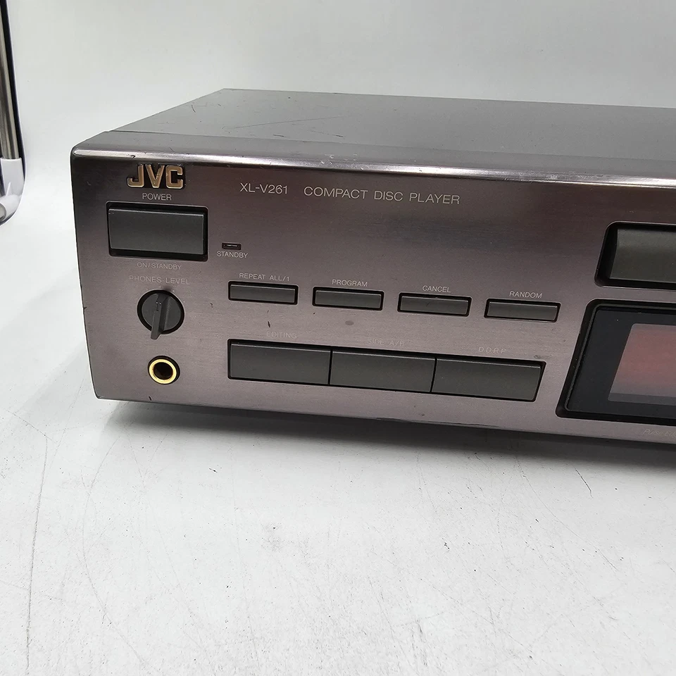 JVC Single Compact Disc CD Player XL-V261TN Works w/ Remote Bundle Video Tested - Image 4 of 4