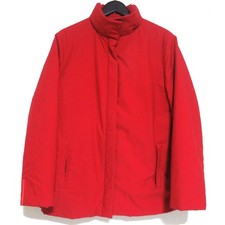 PRADA SPORT Padded Jacket with Retractable Hood, Size 40, Red Women USED