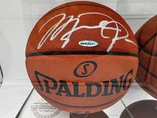 Michael Jordan Signed Spalding Basketball Upper Deck Authenticated, Fanatics COA