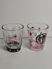 Set of 2 Disney Tim Burton Nightmare Before Christmas Mini Shot Glasses