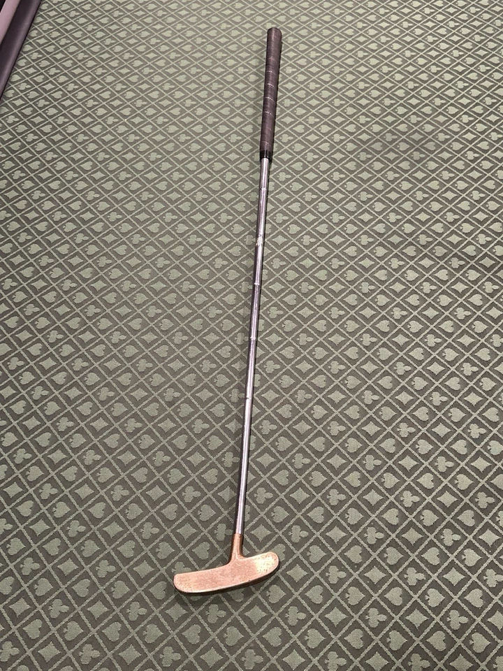 Vintage Wilson Augusta 345 Brass Head Putter Steel Shaft Original Grip - Image 2 of 3