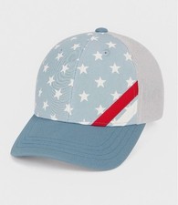 Cat Jack Kids Blue Mesh Stars Stripes Baseball Cap