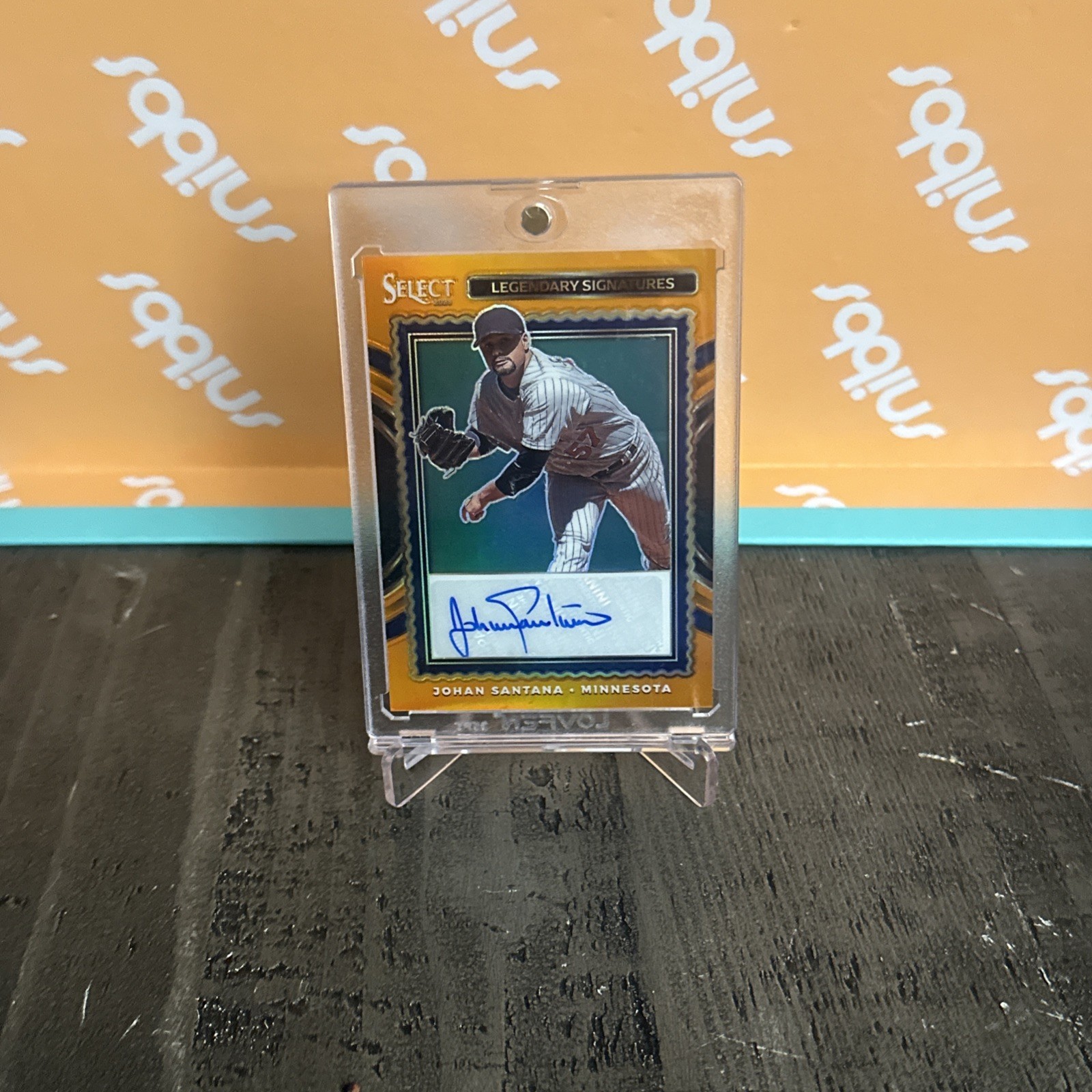 2025 Panini Select JOHAN SANTANA Legendary Signatures LS-JS Gold #/10 Auto