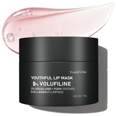 YouthVibe Lip Mask Overnight Moisturizing - 1 Count (Pack of 1),