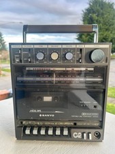 Vintage SANYO C2 Boombox Stereo System Japan Tested Radio Works