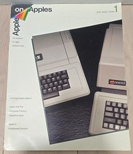 Vintage 1982 Apple on Apples Magazine For Apple Computer Users Volume 1 Number 1