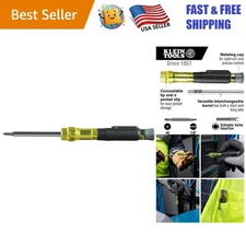 Compact 3-in-1 HVAC Screwdriver - Lightweight with Durable Aluminum Barrel