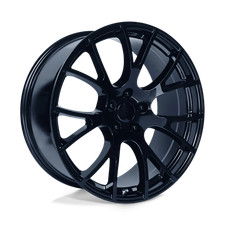 Dodge Challenger Srt Hellcat Style Wheel 20x10.5 25 Gloss Black 5x115 Qty 1