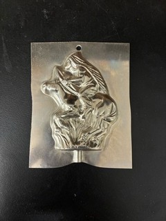 VTG Indian Sucker CHOCOLATE MOLD 3 X 2 X 1/4” One Side