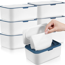 Baby Wipes Dispenser Wipe Holder with Lids Refillable Container with Sealing De