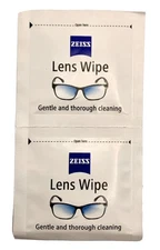 ZEISS Lens Wipes 30 Cleaning Wipes Eye Glasses Computer Camera Optical Cleaner