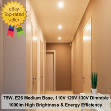 PAR30 Long Neck 75W 6 Pack Long Lasting PAR30 Halogen Flood Light Warm White 28