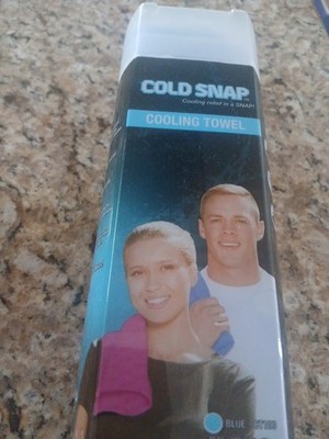 Cordova CT100 Cold Snap Cooling Towel Absorbent PVA Anti-Microbial 33.5x13'' BLUE