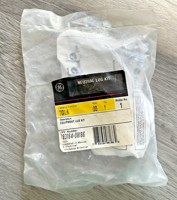 GE TGL6 TGL-6, Neutral Lug Kit, 600A, 600V, #2-250Kcmils CU ***FREE SHIPPING