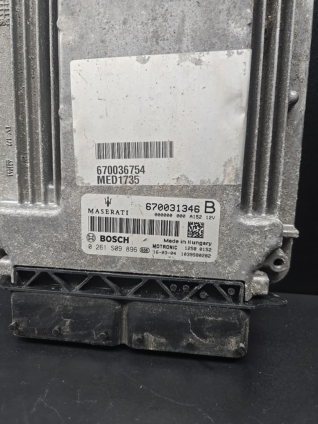 2014-2017 Maserati Quattroporte SQ4 Engine Control Module ECU ECM OEM