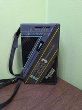 Rare Vintage Portable AM FM Cassette radio. JC Penney. Surround Sound. 681-6075