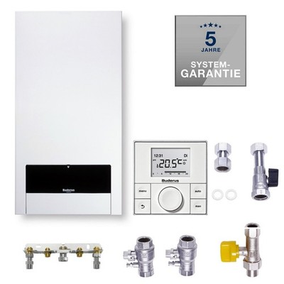 Buderus U154 20 / 24 kW W6 Heizwert Kombitherme für Heizung und Warmwasser