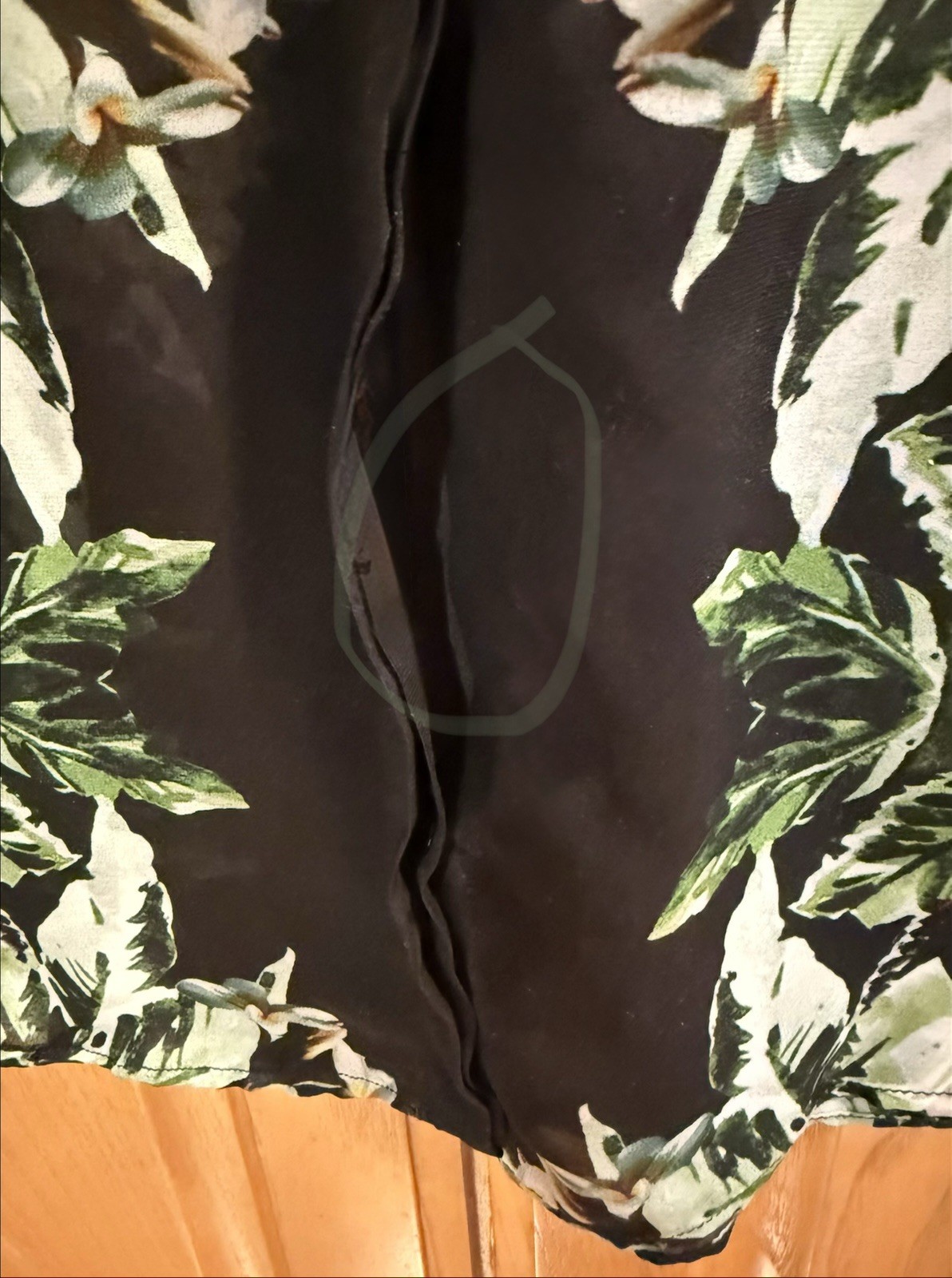 Zara Basic Semi Sheer Button Down Blouse With Vib… - image 7