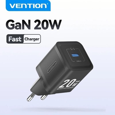20W GaN Charger Plug PD Fast USB Type C PD QC3.0 Charging For iPhone 15 14 13 12