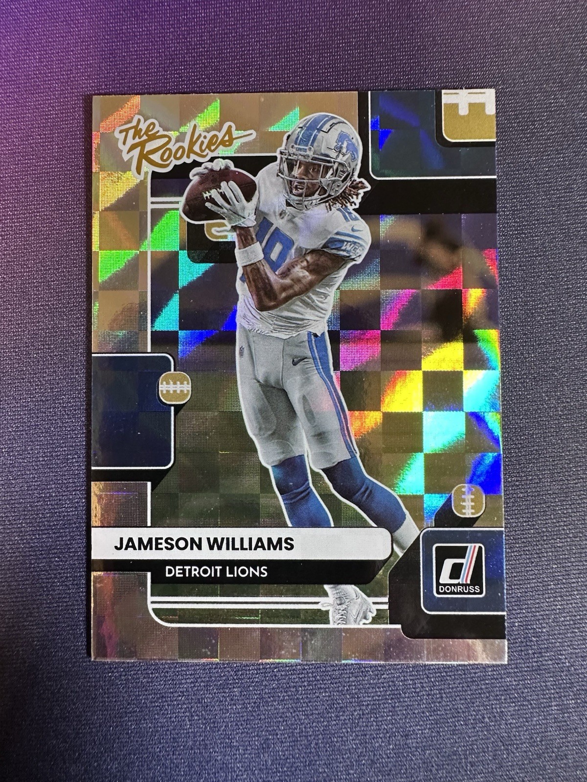 Jameson Williams 2022 Donruss The Rookies #TR-8 Detroit Lions