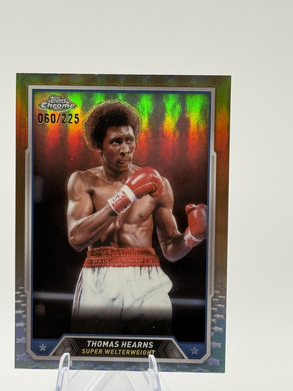 2024 Topps Chrome - Thomas Hearns, Thomas Hearns #24 Bronze Refractor /225