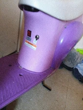 Razor Pocket Mod Petite - Purple black 12V Miniature Euro-Style Electric Scooter