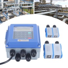 Wall Mounted Digital Ultrasonic Flowmeter Water Flow Meter & TM-1 TS-2 TUF-2000B