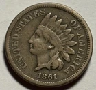 1861 Indian Head Cent — Circulated, Original Surfaces 🔥 Better Date