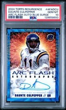 2024 TOPPS RESURGENCE ARC FLASH DAUNTE CULPEPPER BLUE SURGE AUTO #/99 PSA 10