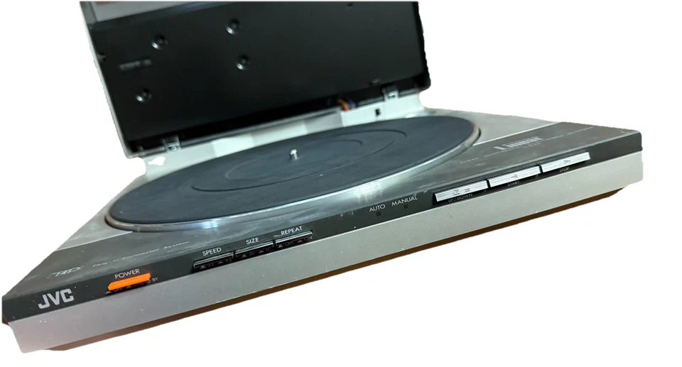 Tocadiscos JVC L-E22 Vintage Seguimiento Lineal Completamente Automático Foto 3 de 4
