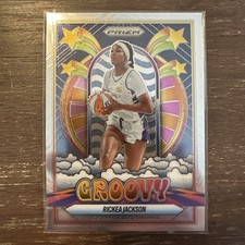 2025 Panini Prizm WNBA Rickea Jackson Groovy SP #6 Los Angeles Sparks