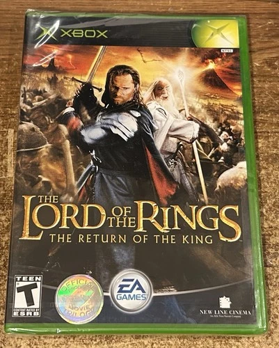 XBOX  LORD OF THE RINGS Return Of The King GAME CIB Black Label   G1N