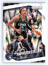 2025 Panini Prizm WNBA #8 Napheesa Collier White Seismic Prizm Minnesota Lynx