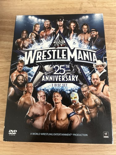 WWE Wrestlemania 25 XXV (DVD,2009, 3 DISC)25th Anniversary- Authentic US Release - Picture 2 of 8