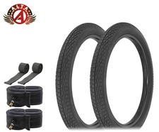 ALTA 20x2.40” Black Street Park BMX Tires – Semi-Slick Grip Freestyle Bikes 6pc.