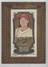 2024 Topps Allen & Ginter Mini Baseball Auto Spencer Steer #MA-SS Auto 12w7