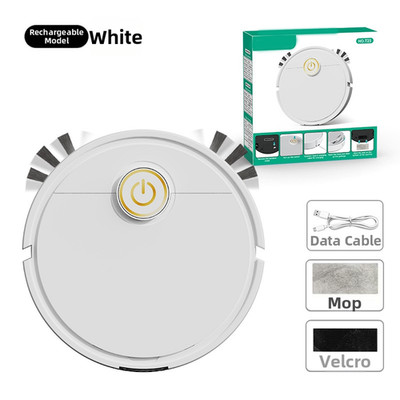 Compact 3-in-1 Robot Vacuum Cleaner for Floor Cleaning Sweep Vacuum Mop Task