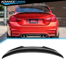 Fits 15-20 BMW 4-Series F82 M4 Coupe PSM Style Trunk Spoiler Real Carbon Fiber