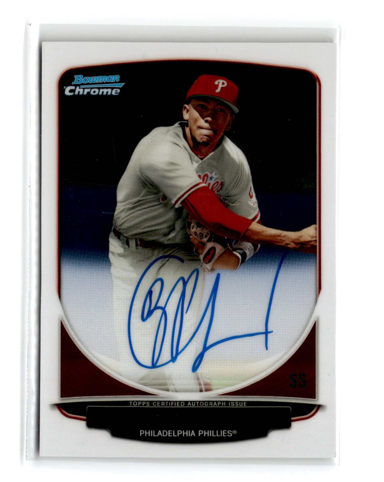 J.P. Crawford 2013 Bowman Draft Picks & Prospects Chrome Auto Autograph